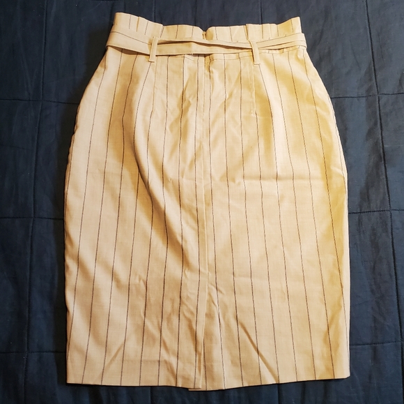 Banana Republic Paperbag Waist Skirt w/ Stripes - Picture 2 of 4